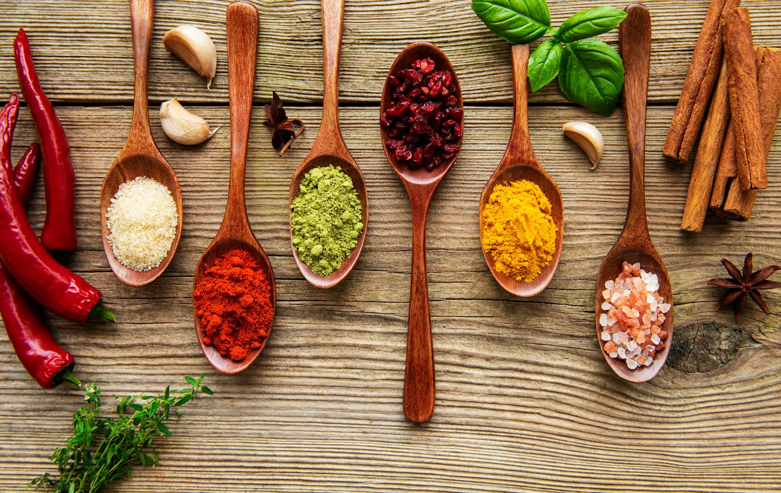 Various spices